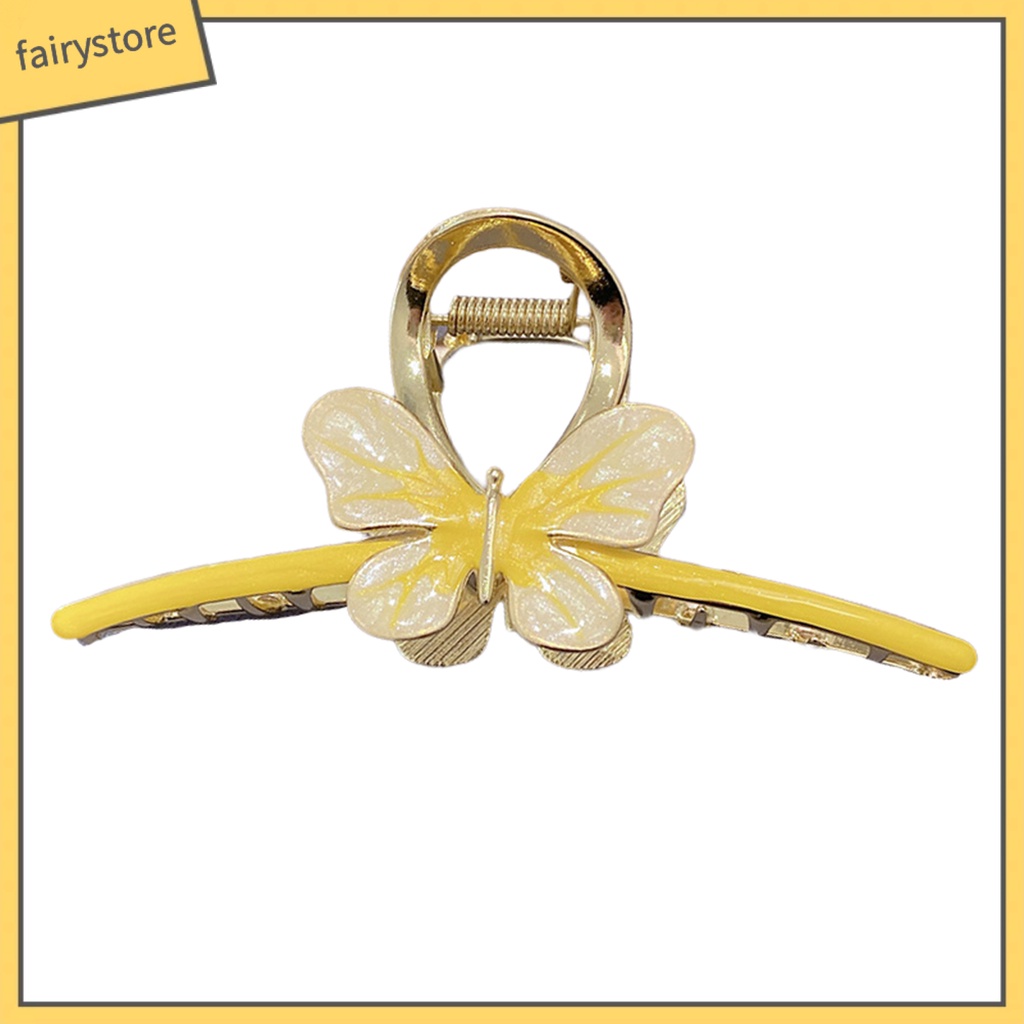 Kẹp Tóc Hình Bướm Bằng Kim Loại Dễ Thương Tối Giản Cho Nữ