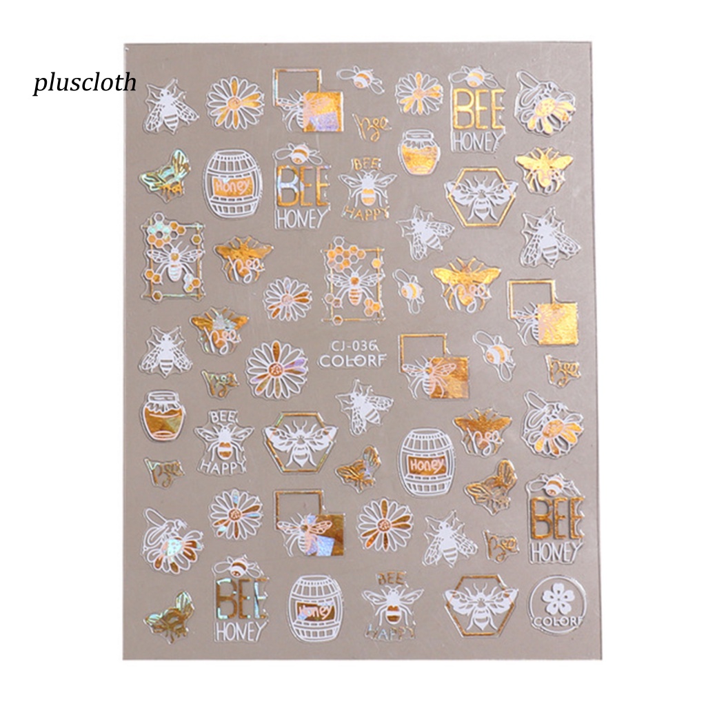 &lt; Pluscloth &gt; Miếng Dán Móng Tay Tự Dính Siêu Mỏng Nhiều Phong Cách Dễ Sử Dụng Cho Nữ