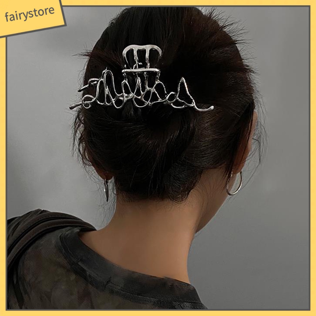 Kẹp Tóc Hình Đĩa Mạ Điện Sáng Tạo Cho Nữ