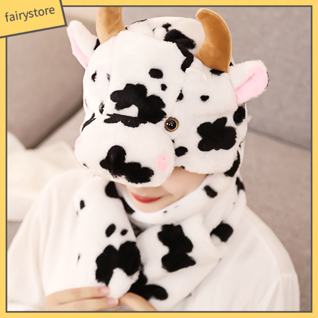 Mũ Nhồi Bông PP Mềm Mại Có Tai Bò Di Chuyển Được Dành Cho Bữa Tiệc