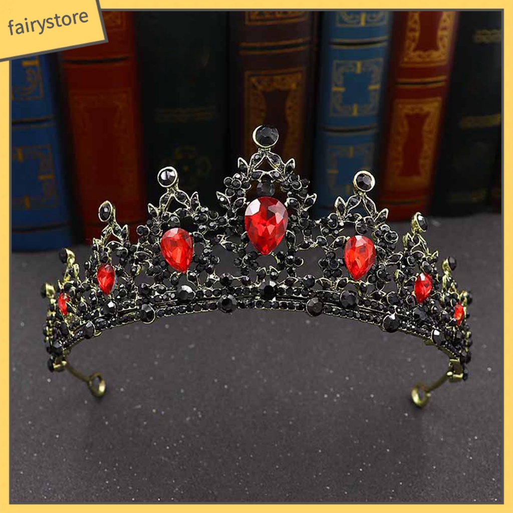 Vương Miện Cài Tóc Đính Đá Sang Trọng Cho Cô Dâu