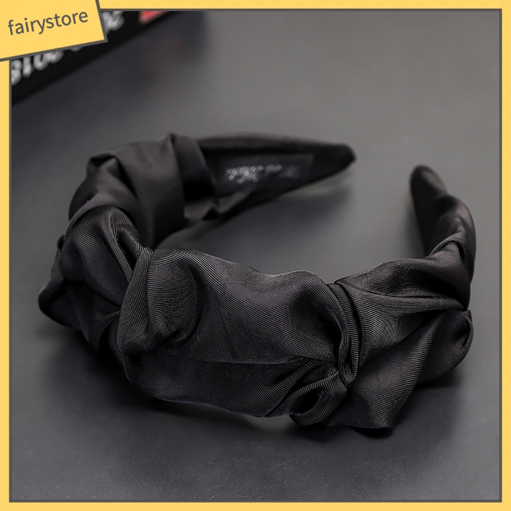 Cài Tóc Trơn Màu Chống Trượt Bản Rộng Dùng Hàng Ngày