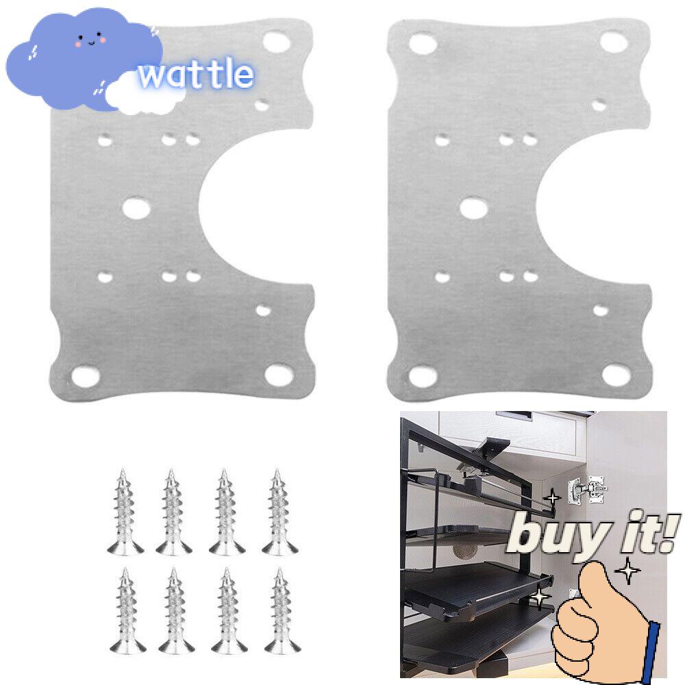 Bộ 2 Bản Lề Bằng Thép Không Gỉ Dùng Sửa Chữa Nội Thất Tủ Chén