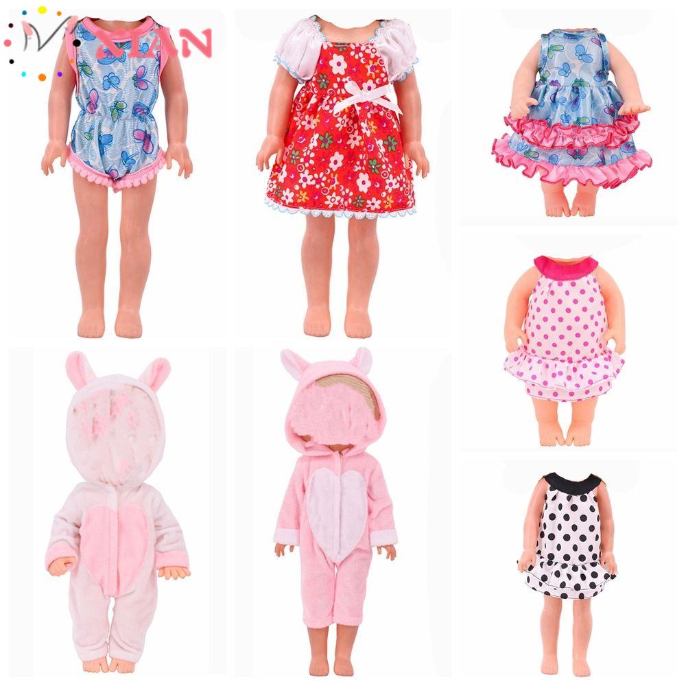 Bộ Đồ Hóa Trang Thỏ Hoạt Hình Dành Cho Búp Bê 14 / 35cm