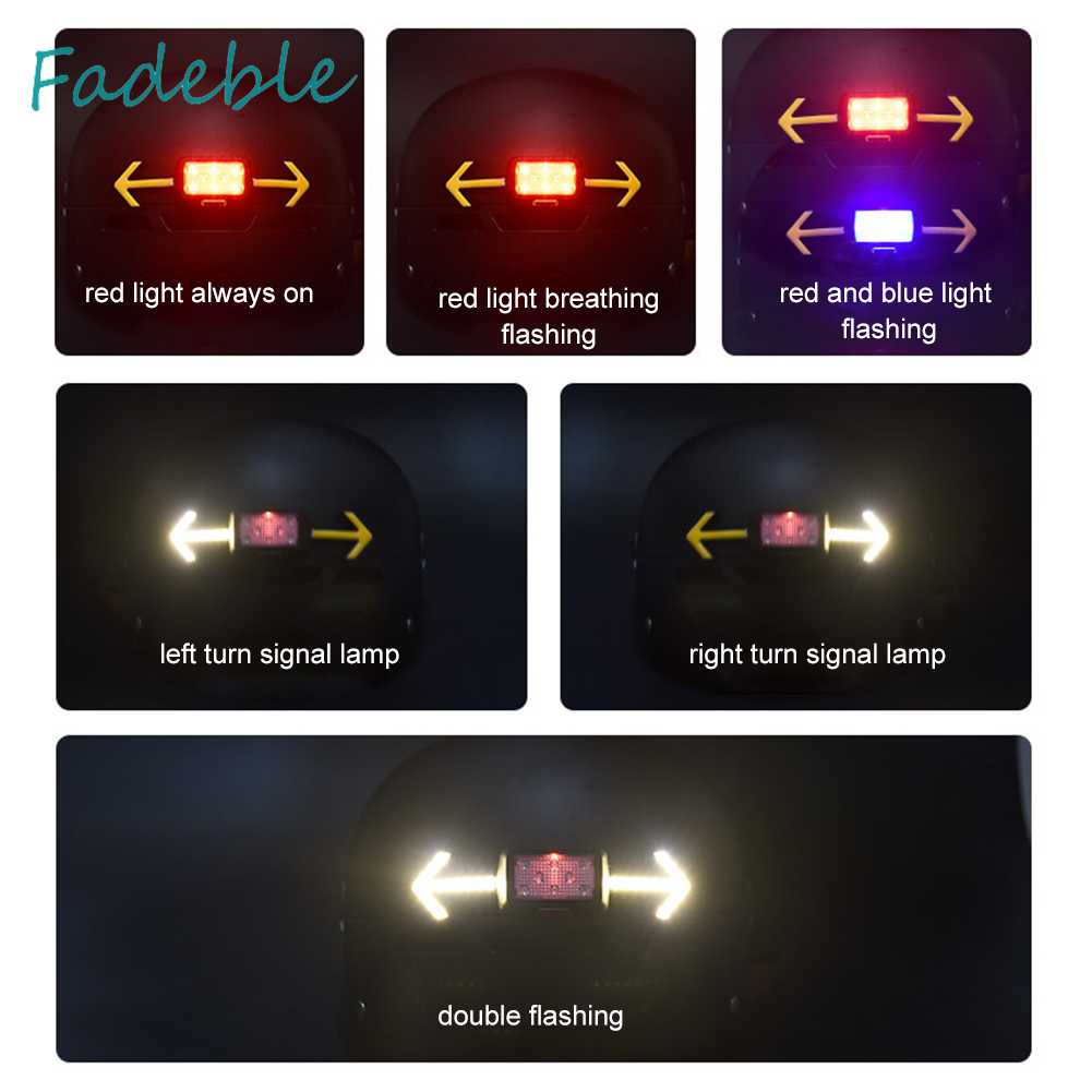 Đèn LED Xi Nhan 6 Chế Độ Kèm Sạc Tiện Dụng Cho Xe Đạp