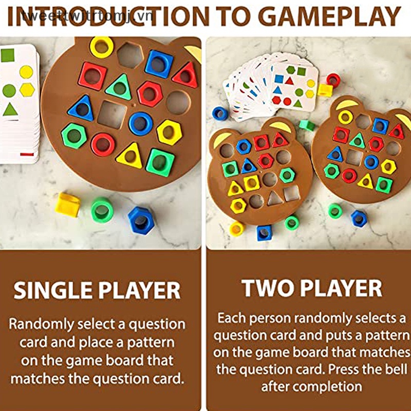 Bộ Đồ Chơi Xếp Hình Học Tập Nhanh Chóng Dành Cho Trẻ Em