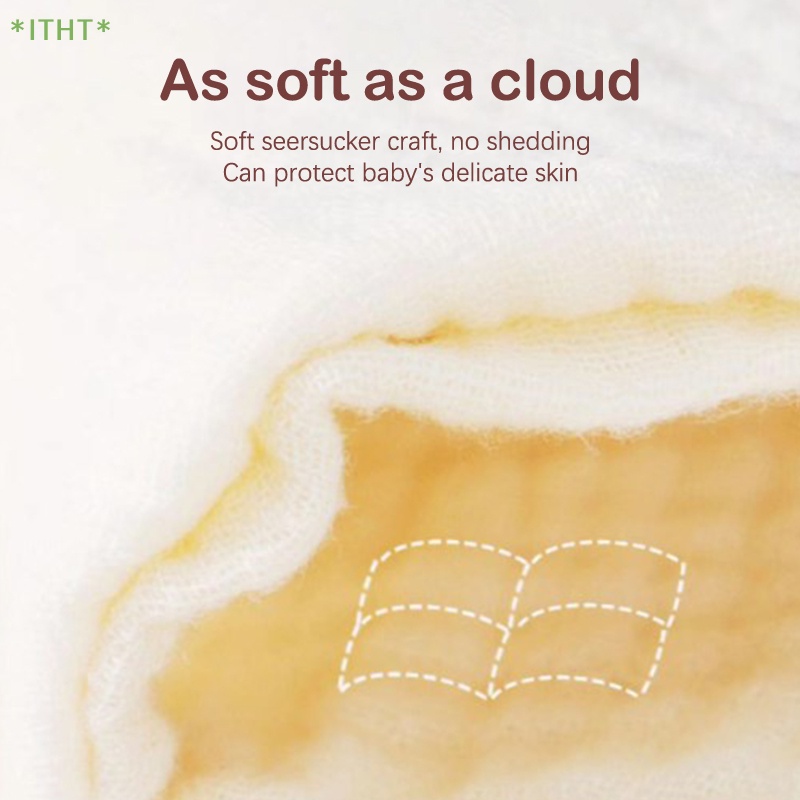 Yếm Ăn Cotton Sáu Lớp Có Thể Xoay 360 Độ Cho Bé Mới