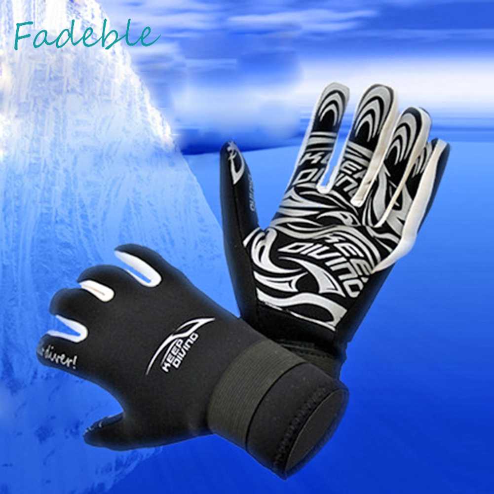 1 Đôi Găng Tay Bơi Lặn Chống Nước Dày 3mm