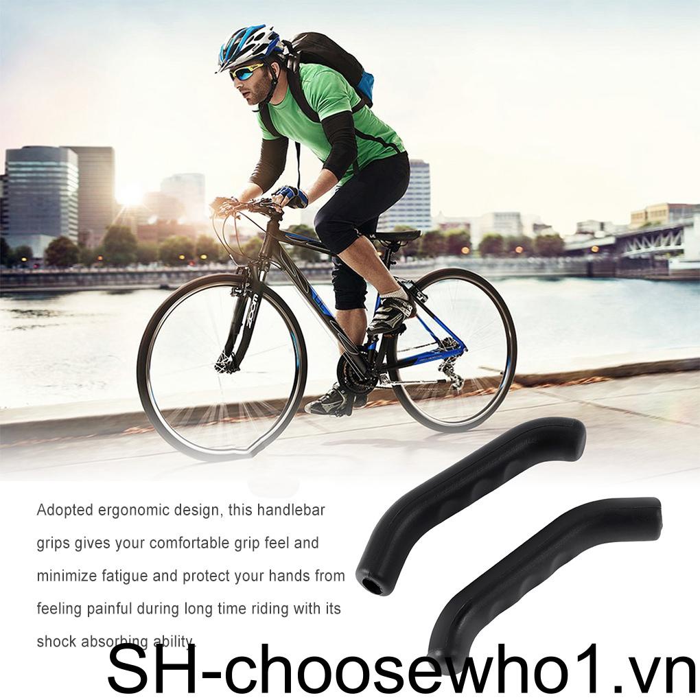 1 Cặp Tay Nắm Phanh Xe Đạp Hấp Thụ Sốc Thoải Mái Có Thể Tháo Rời