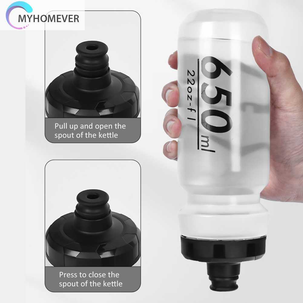 Bình Nước Thể Thao 650ML Kèm Giá Đỡ Tiện Lợi