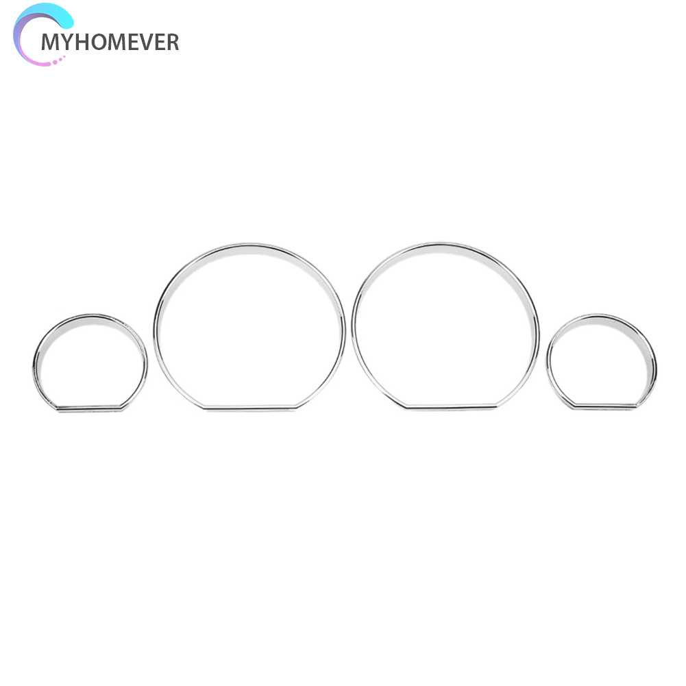 Bộ 4 Khung Trang Trí Bảng Điều Khiển Phía Trước Dành Cho Xe Hơi BMW E46