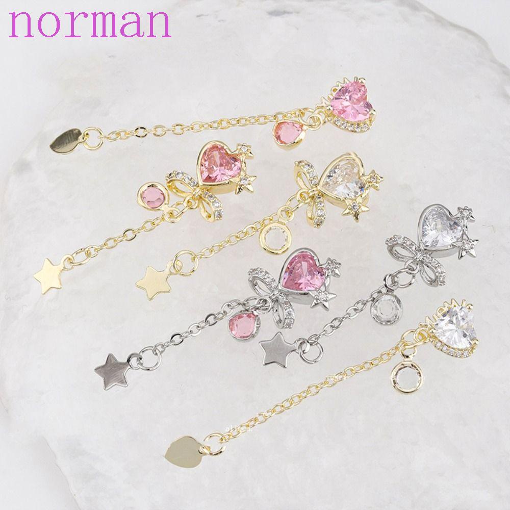 Phụ Kiện Móng Tay NORMAN Tự Làm|Dây Chuyền Xích Thời Trang Cá Tính|Mặt Dây Chuyền Trang Trí Móng Tay