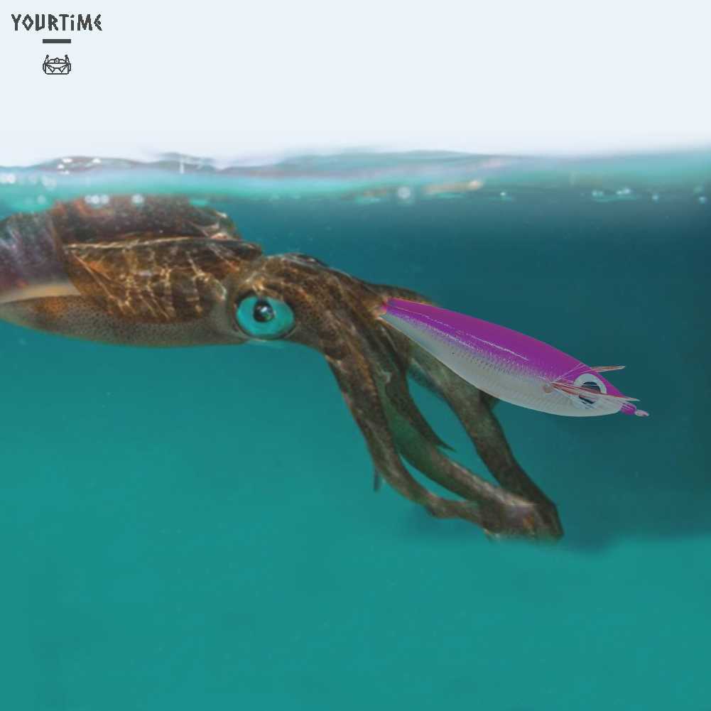 Mồi Câu Cá Giả Hình Con Tôm Phát Sáng