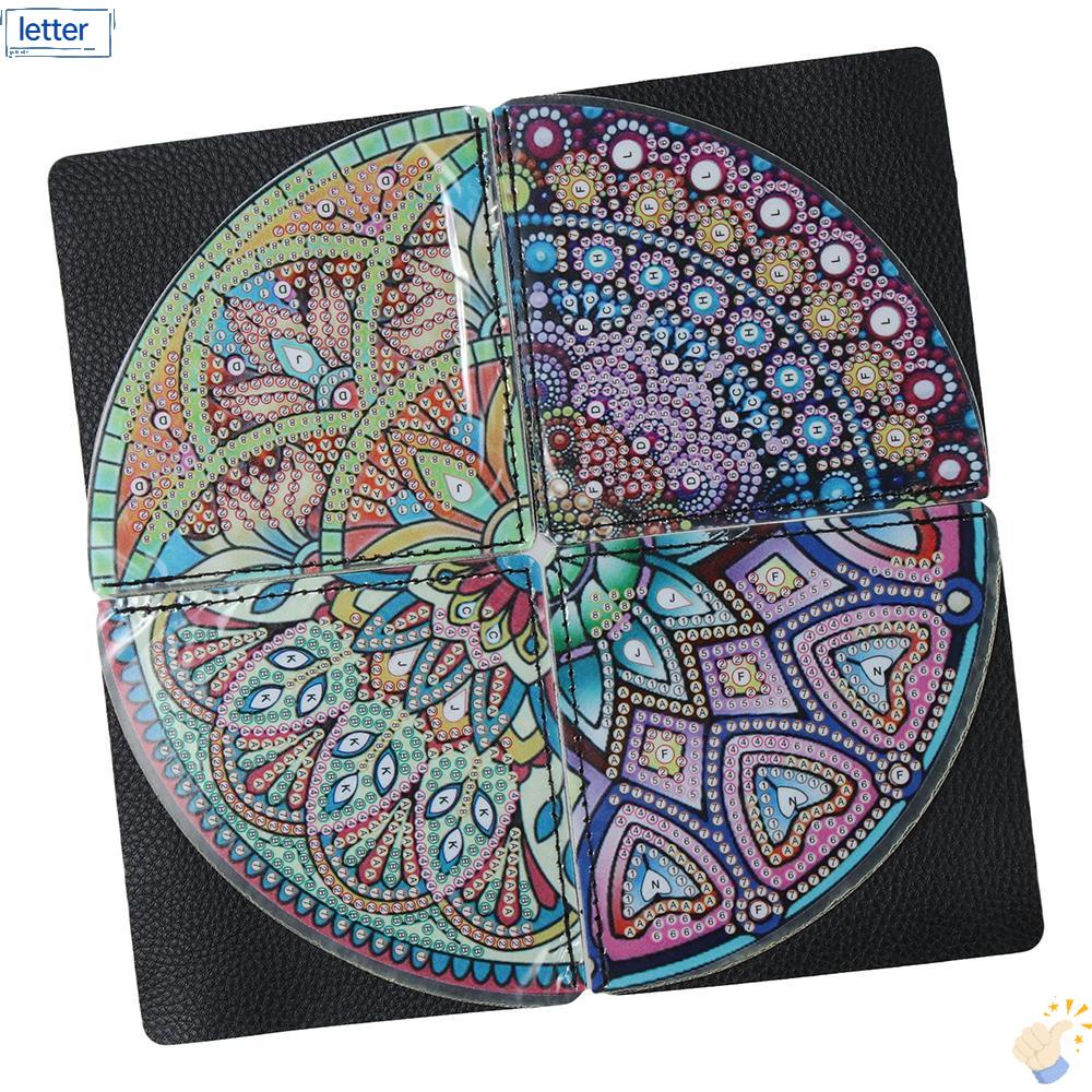 Bộ 4 Kẹp Sách 5d Họa Tiết Mandala