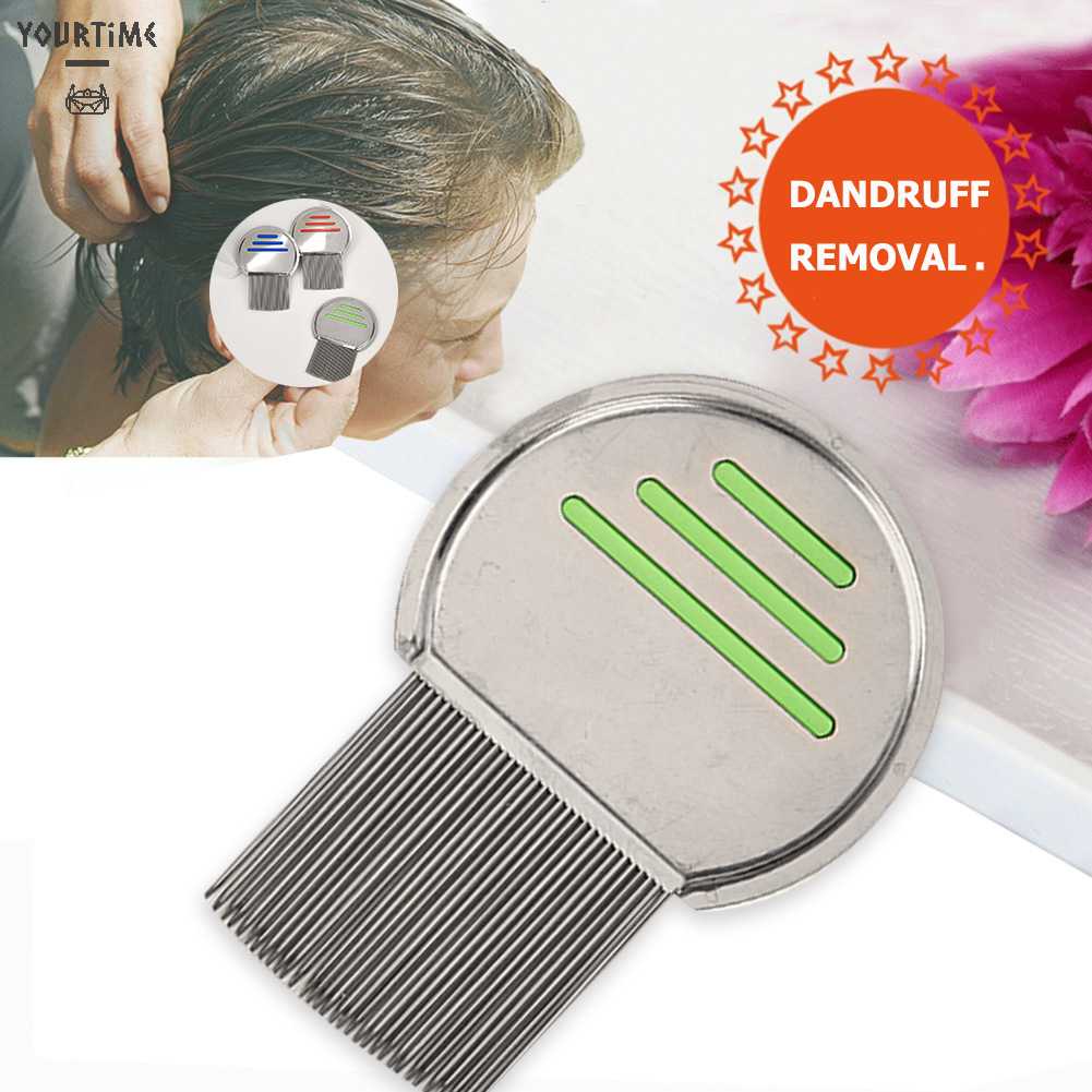 Lược Chải Tóc Mật Độ Cao Bằng Thép Không Gỉ Tiện Dụng