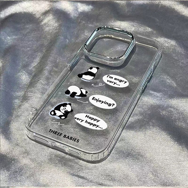 ✅Ốp Điện Thoại Mềm Chống Sốc In Chữ Tiếng Anh Và Gấu Nhỏ Cho Apple / 14proins Style 713iPhone12 8plus max 11 IWN7