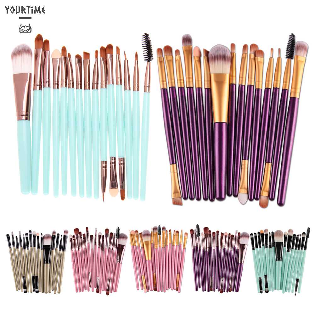 Set 15 Cọ Trang Điểm Chuyên Nghiệp Chất Lượng Cao