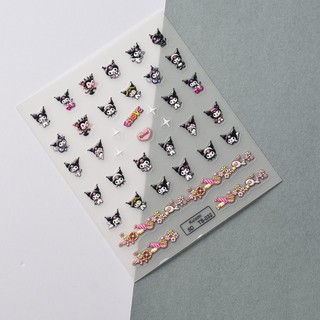 Sticker Lụa Nổi 5D | Kuromi | Hình Dán Móng Tay TS-032