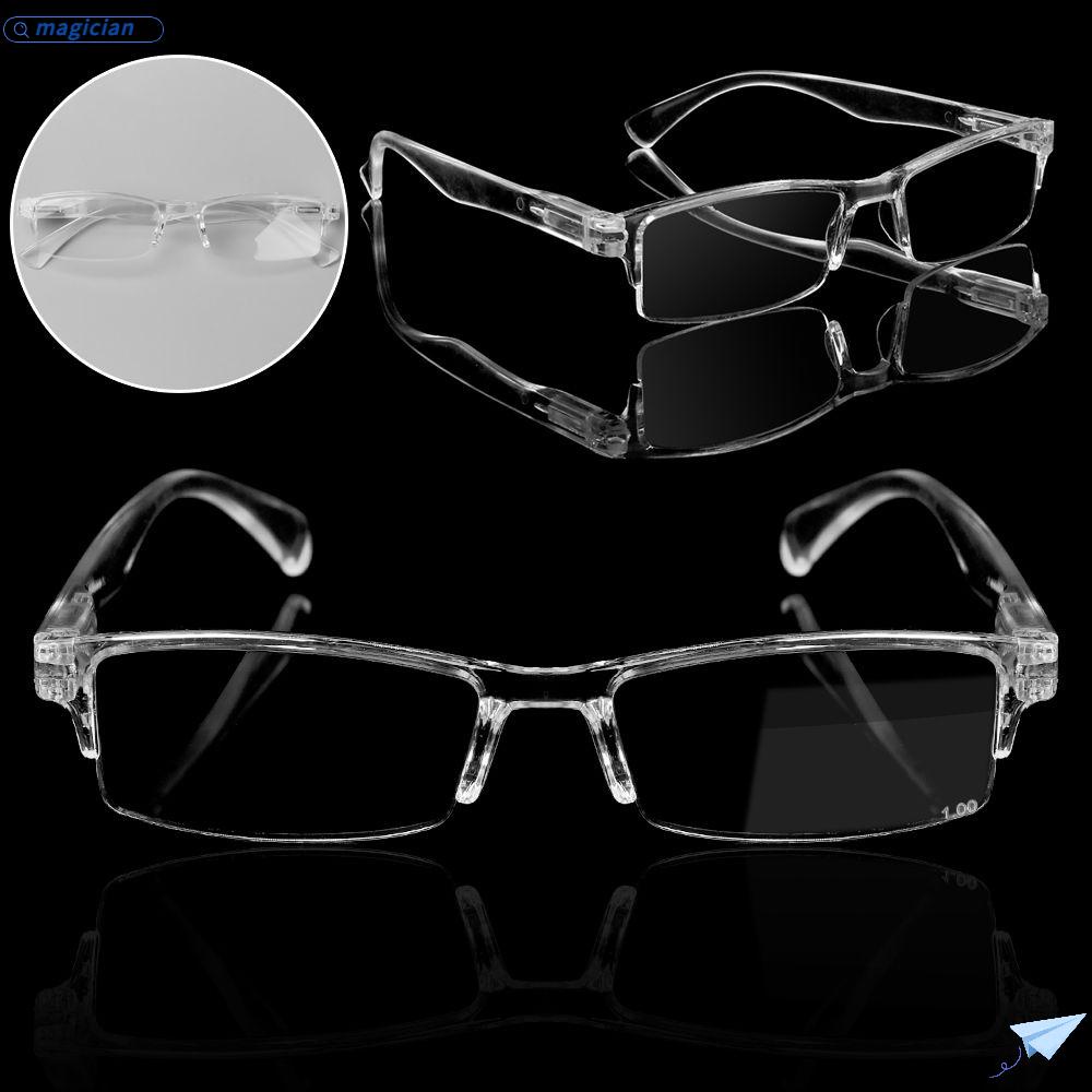 Kính Đọc Sách Trong Suốt Phong Cách Vintage|Kính Mát Tráng Gương Siêu Nhẹ