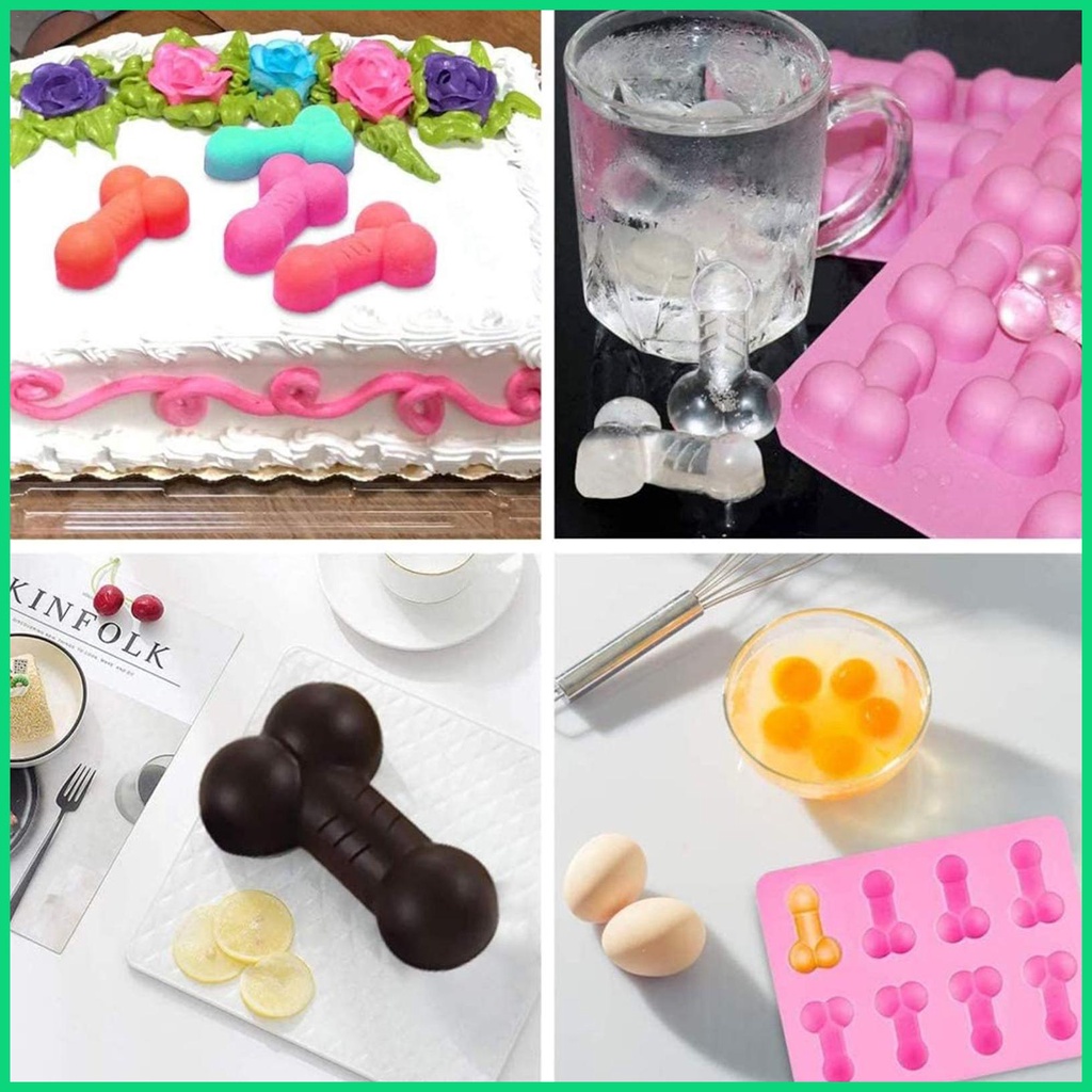 Khuôn Làm Đá Bi 8 Ngăn Dễ Tháo Lắp Tiện Dụng DIY