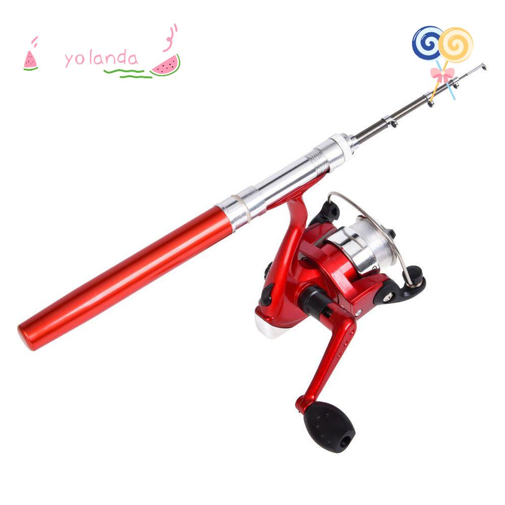 Cần Câu Cá Mini Siêu Nhẹ Có Thể Thu Gọn Tiện Dụng Mang Theo Du Lịch