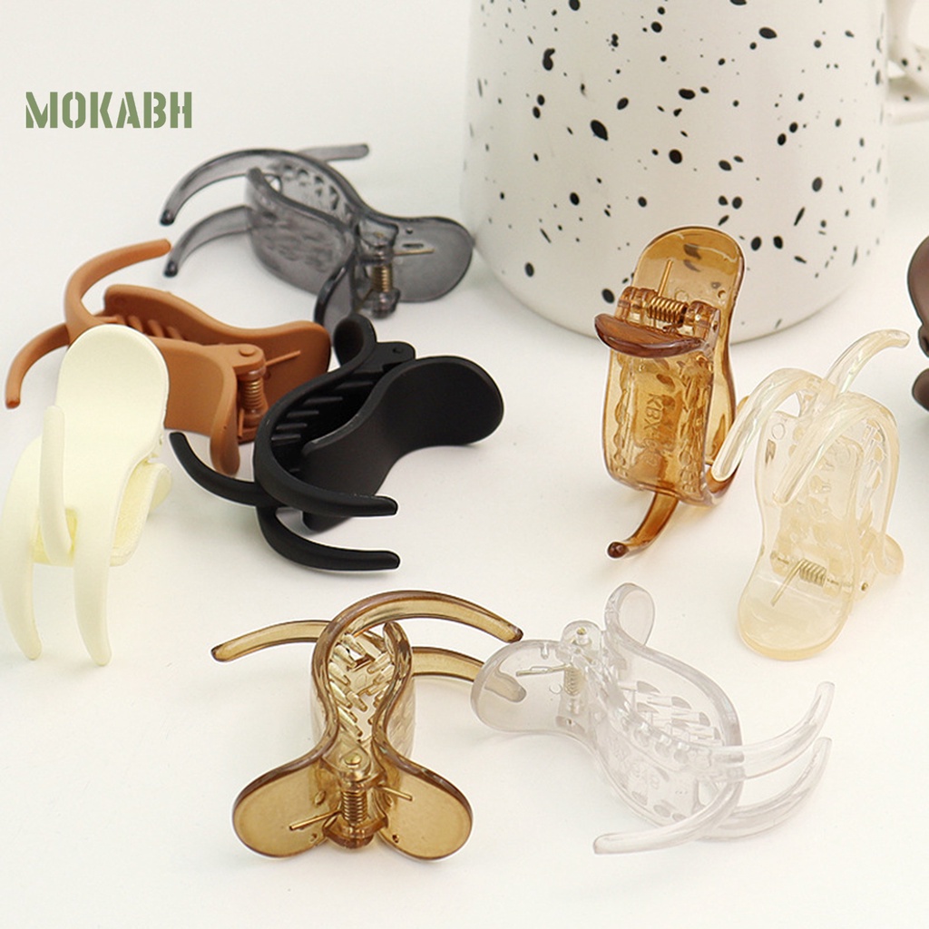 Kẹp Tóc Chống Trượt Màu Trơn Dễ Sử Dụng Dành Cho Nữ