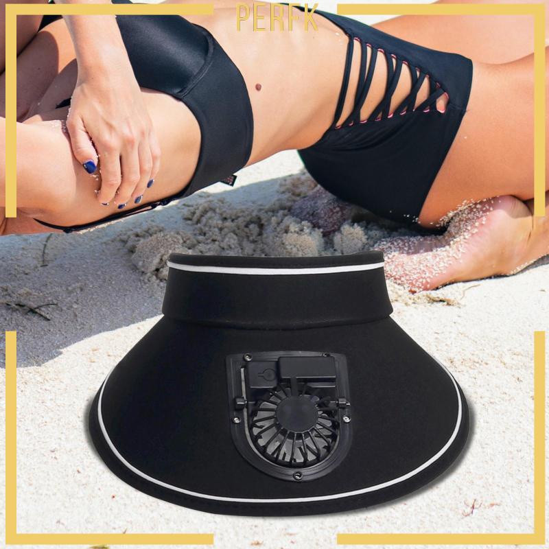 Mũ Chống Nắng Tích Hợp Quạt Tiện Dụng Cho Nam Và Nữ