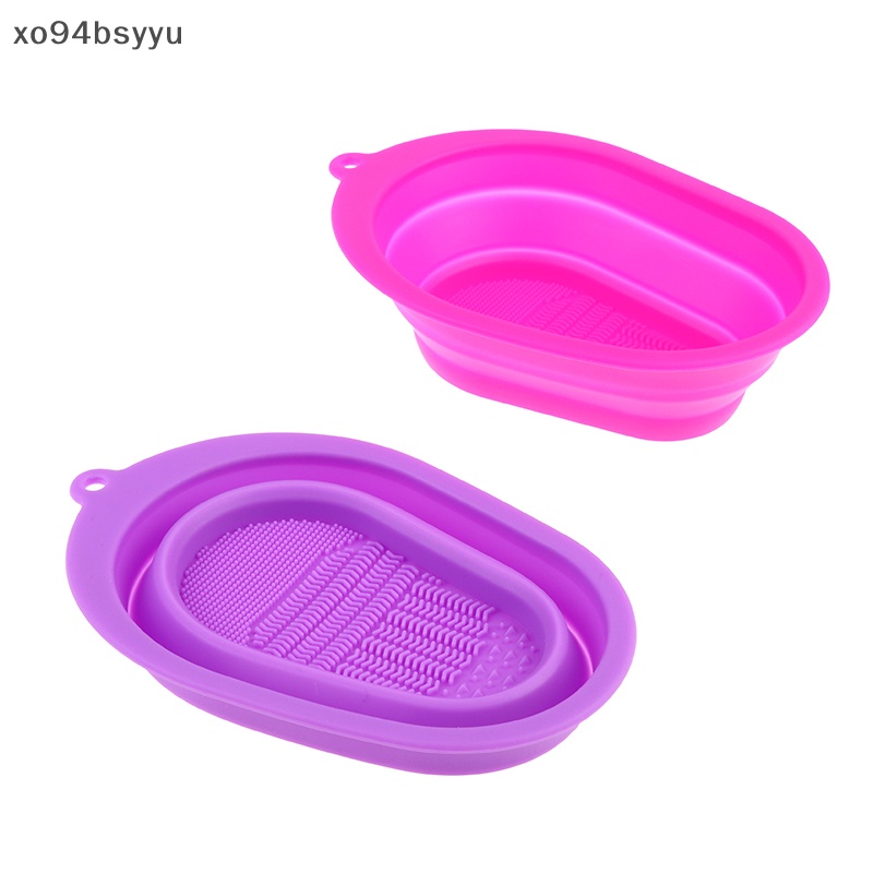 Xo94bsyu Dụng Cụ Vệ Sinh Cọ Trang Điểm Có Thể Gập Lại Tiện Dụng VN