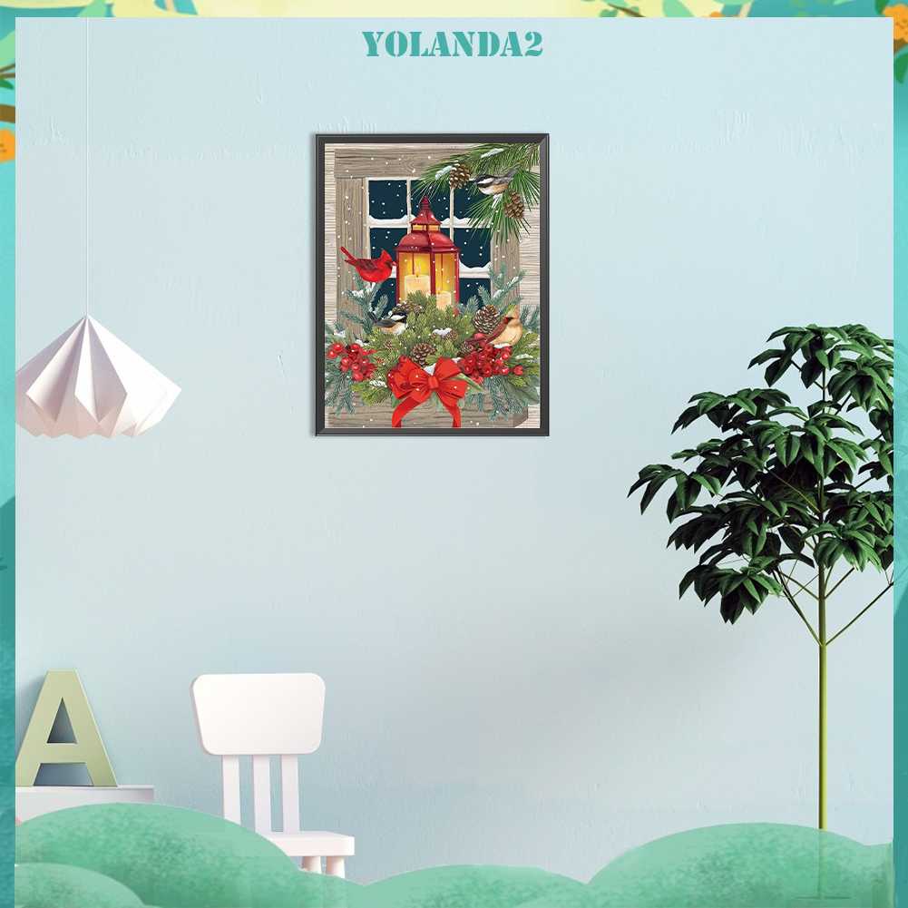 Tranh Đính Đá Kim Cương Toàn Bộ 5D DIY Hình Chim Sẻ