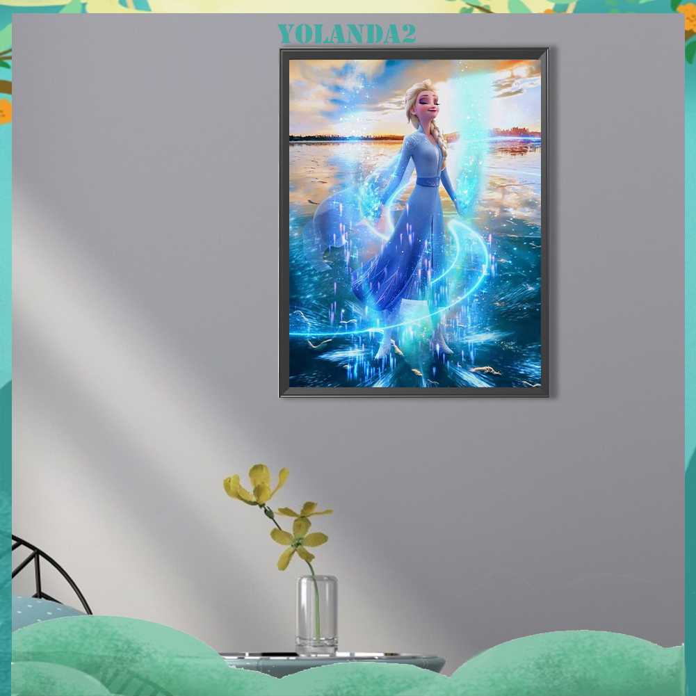 Bộ Tranh Đính Đá 5D Họa Tiết Hoạt Hình Độc Đáo DIY Dùng Trang Trí Nhà Cửa