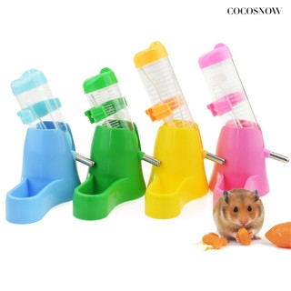 Bộ 2 bình nước ba trong một 80 / 125ml bằng nhựa gắn bóng lăn cho chuột hamster