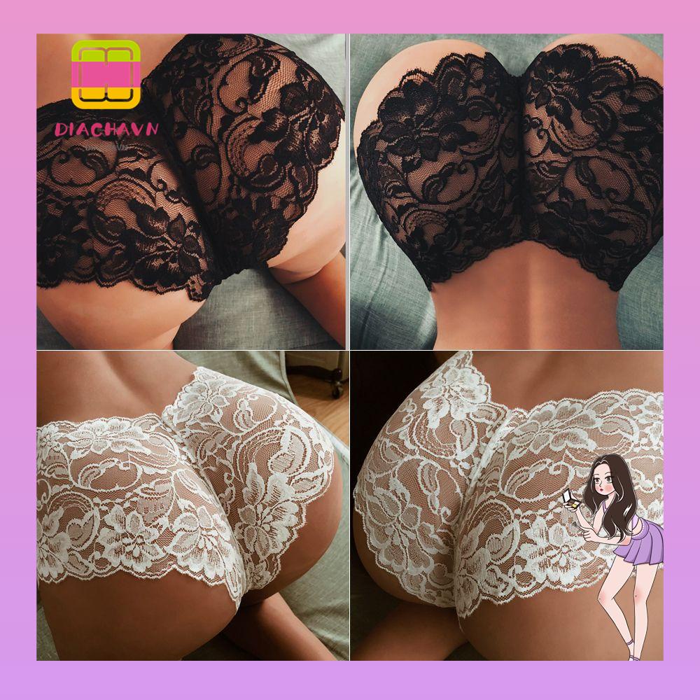 Quần Lót Ren Hoa Lưng Cao Gợi Cảm Cho Nữ