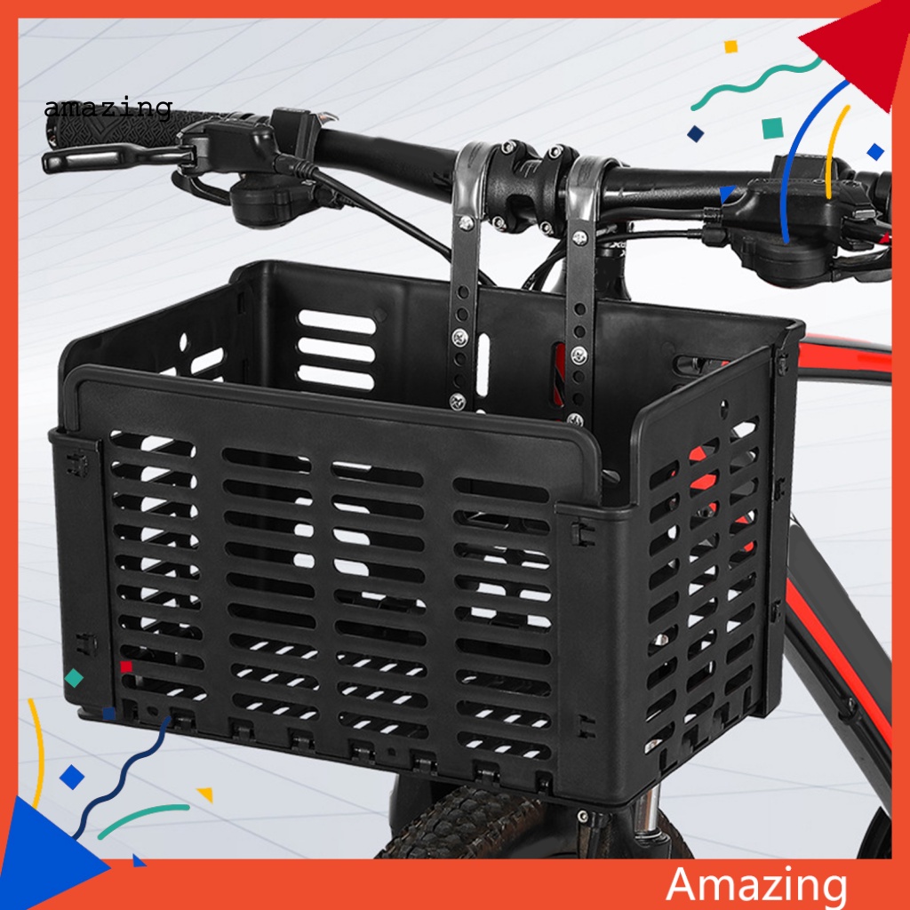 Giỏ Xe Đạp Màu Đen Có Thể Tháo Rời Tiện Dụng