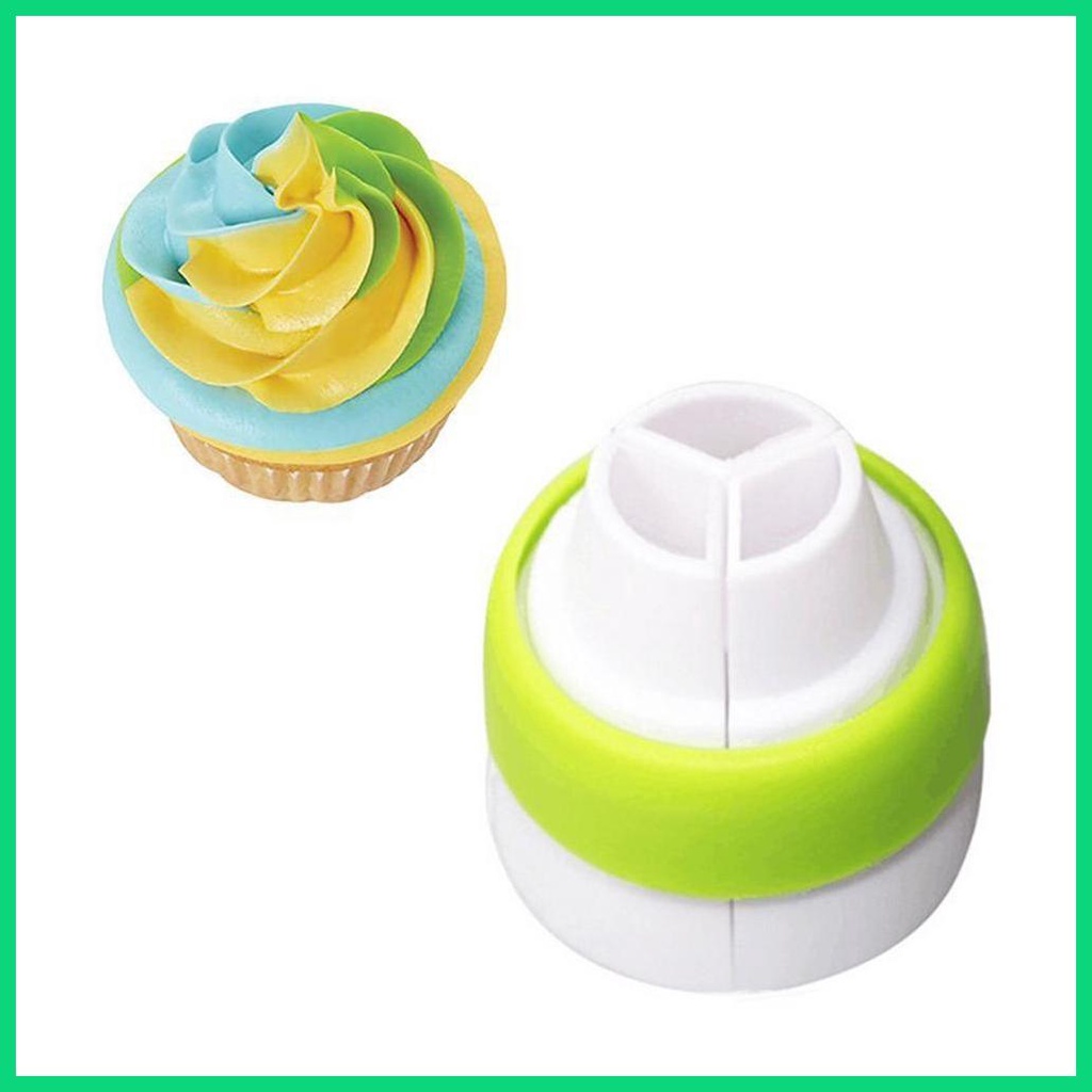 Dụng Cụ Nối Cố Định Đầu Bắt Kem Trang Trí Bánh Ba Màu Sắc