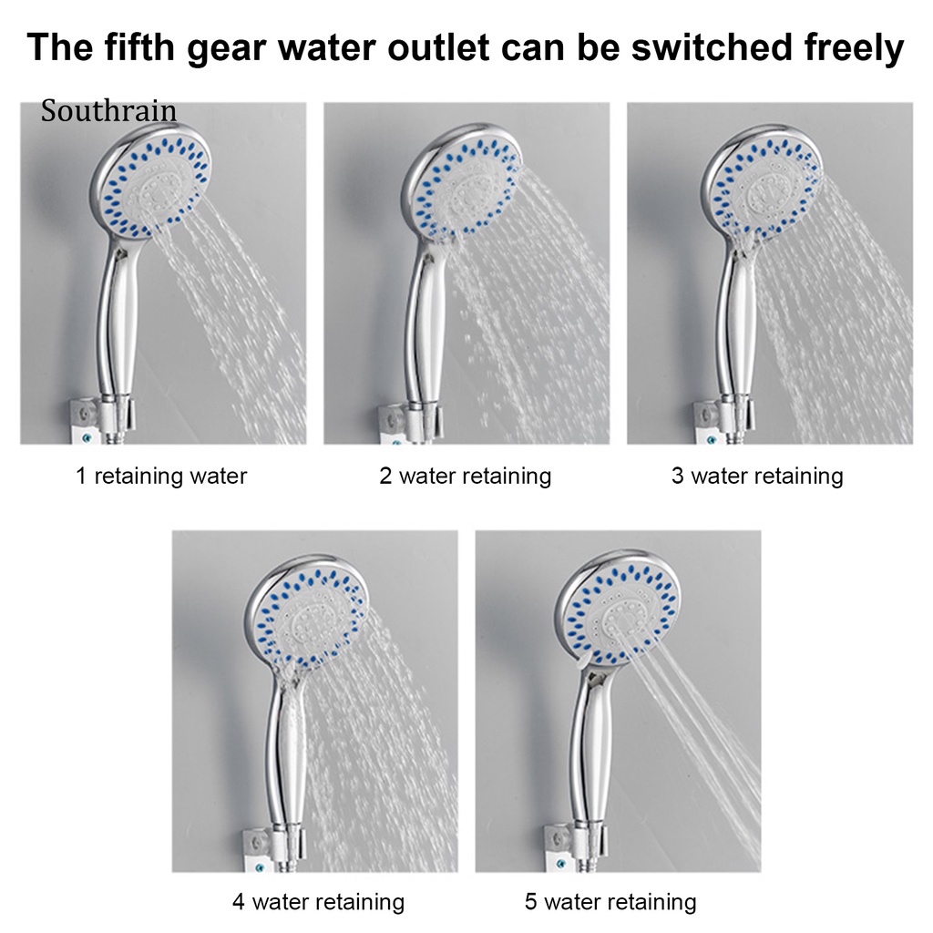 Đầu Vòi Sen Áp Suất Cao 3 / 5 Chế Độ Tiết Kiệm Nước Cho Nhà Tắm