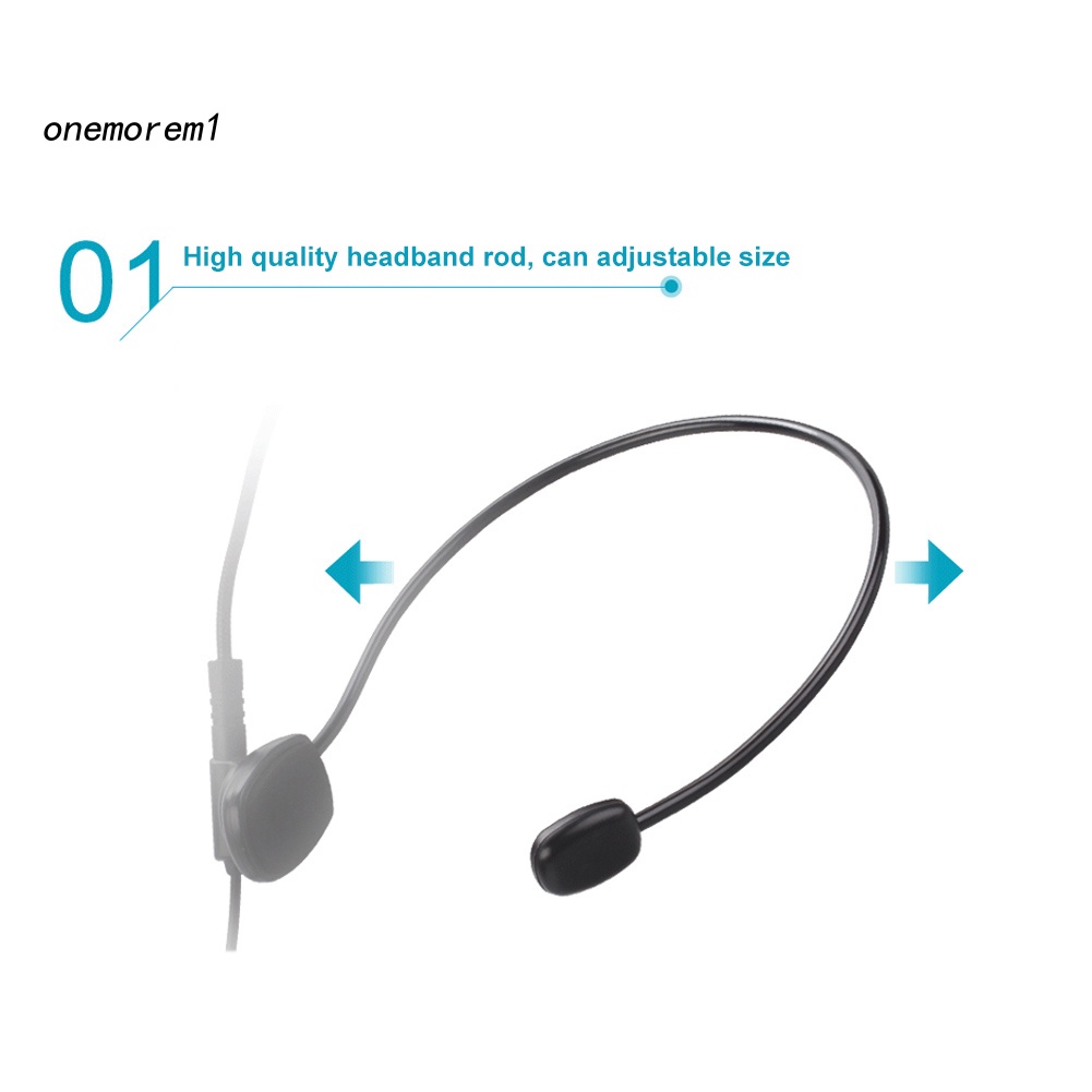 Micro Tai Nghe Có Dây Linh Hoạt 3.5mm Cho Giảng Dạy