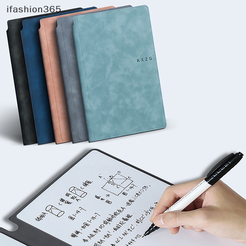 Sổ Tay A5 ifashion365] Bìa Da Đựng Bút Viết Bảng Có Thể Tái Sử Dụng