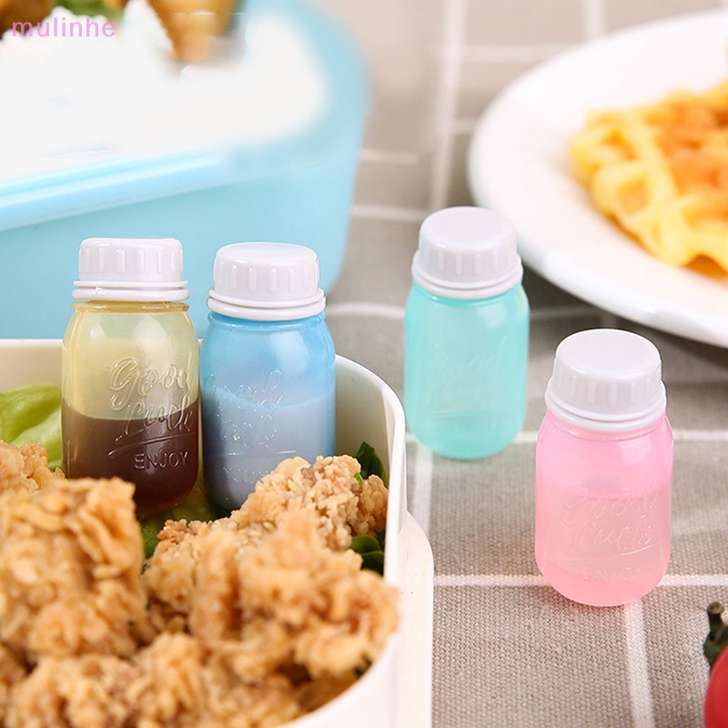 Set 4 Hũ Đựng Gia Vị Mini Trong Suốt Có Nắp Đậy Tiện Dụng Cho Nhà Bếp