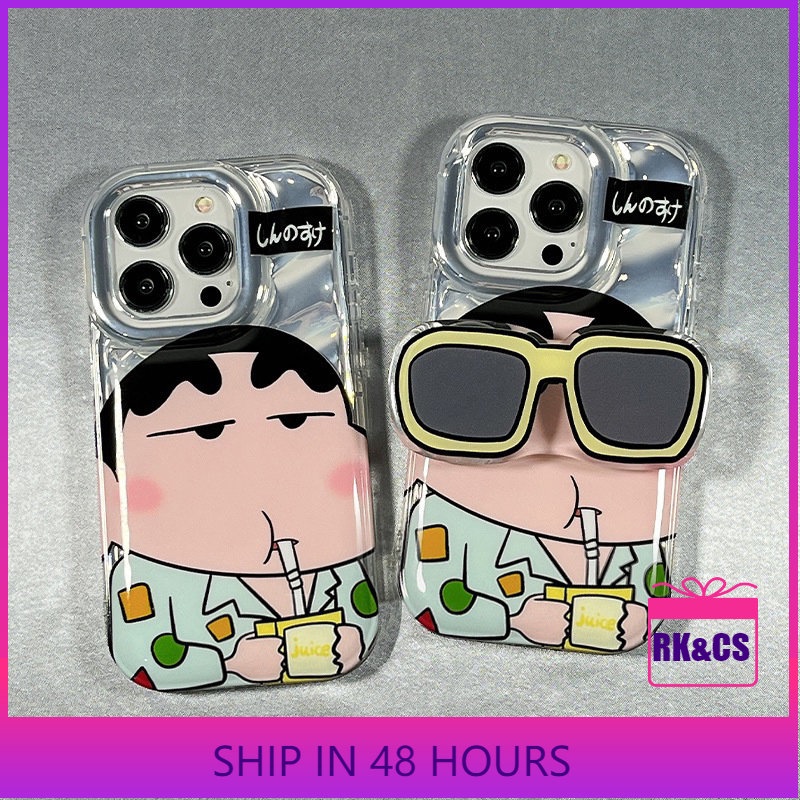 ỐP LƯNG IPHONE Ốp Điện Thoại In Hình Shin-Chan Cho iphone14promax / 13 / 12 / 11 / XR / XS / X / XSMAX-RK