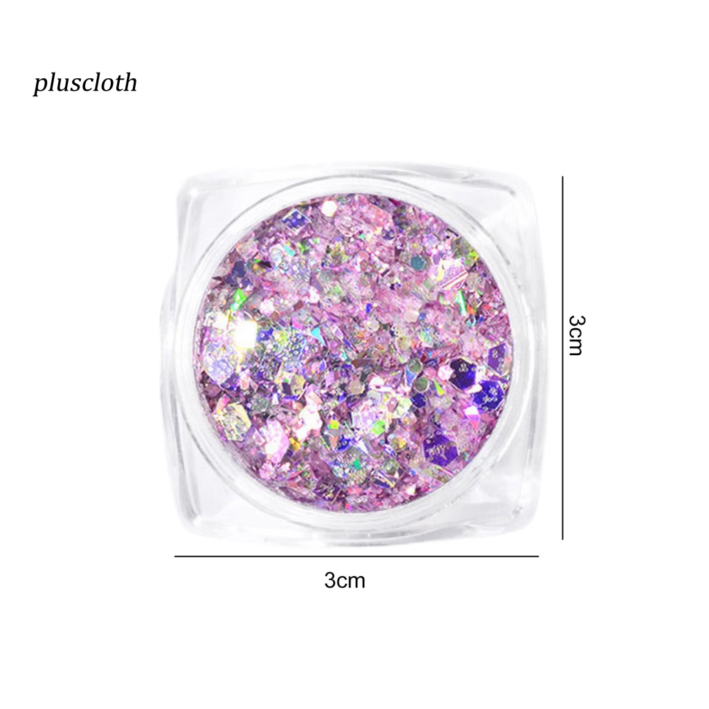 1 Lọ 1g Hạt Kim Sa Lấp Lánh Siêu Mỏng Trang Trí Móng Tay Nghệ Thuật