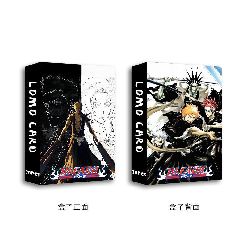 Set 30 Tấm Thẻ Ảnh Lomo Hai Mặt In Hình Anime BLEACH