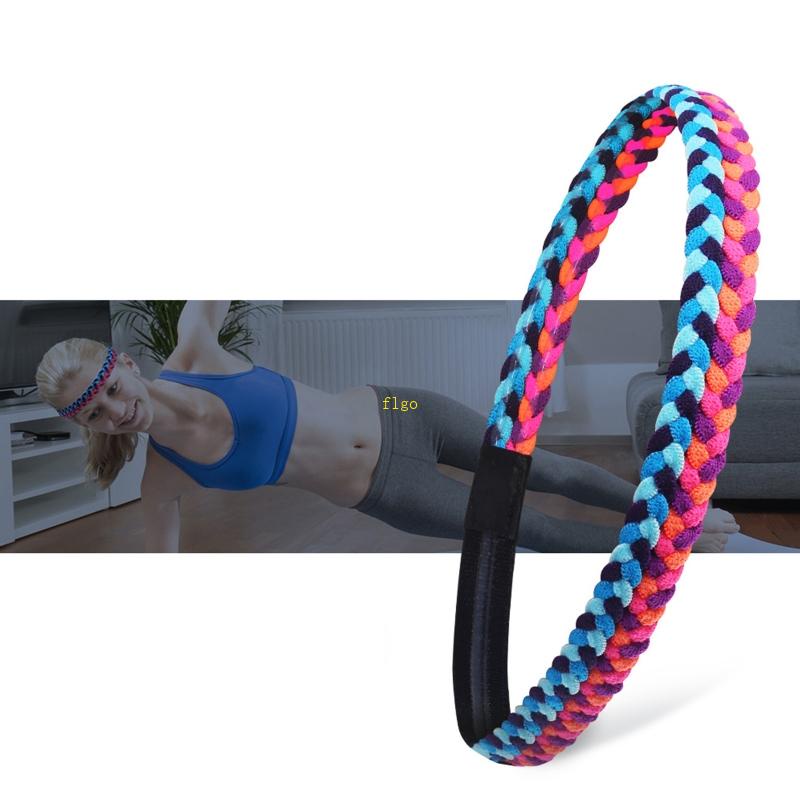 Flgo Băng Đô Thể Thao Dây Bện Chống Trượt Tiện Dụng