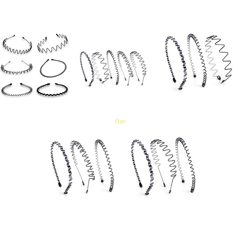 Flgo Băng Đô Unisex Bằng Kim Loại Thời Trang Thể Thao