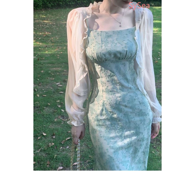 Áo Sơ Mi Voan Phối Ren Thời Trang Mùa Hè Dành Cho Nữ