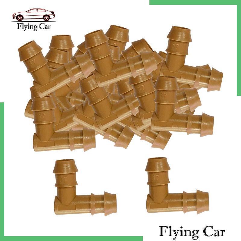 Set 2 / 100 Đầu Nối Ống Nước Nhỏ Giọt Cho Cây Trồng Sân Vườn