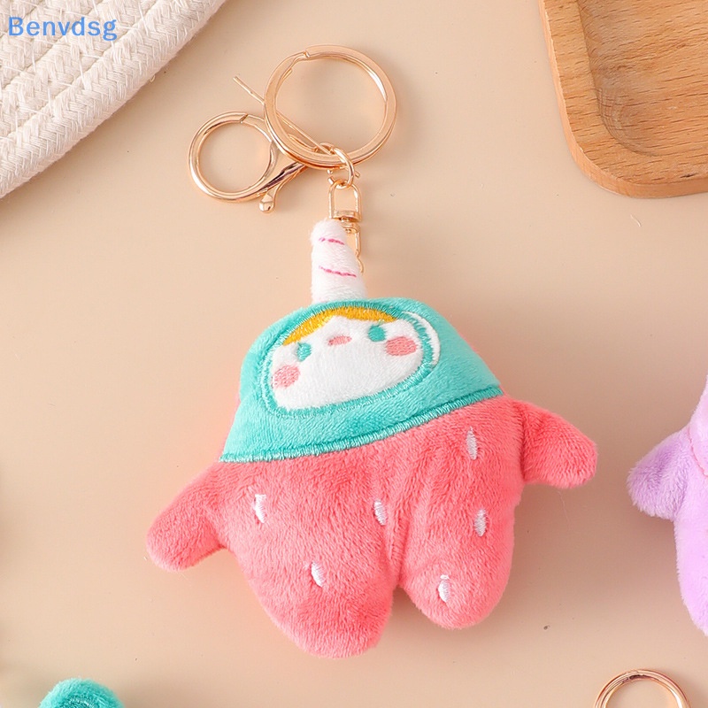 Móc Khóa Hình Búp Bê Nhồi Bông Mềm Mại Dễ Thương