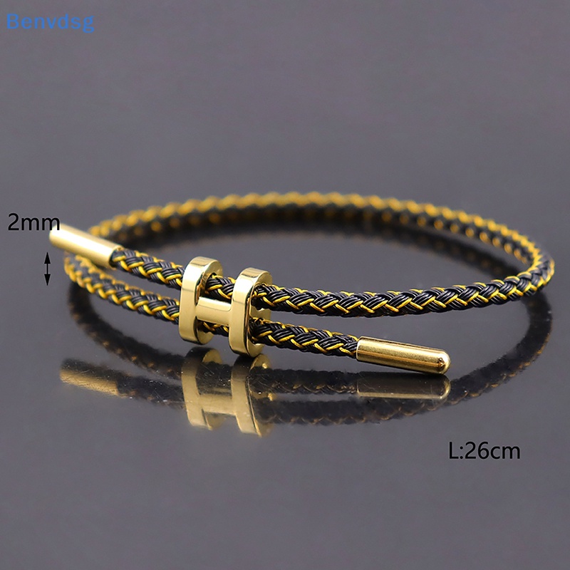 Benvdsg > Vòng Tay Dây Bện Hai Lớp Thời Trang Cho Nam Nữ