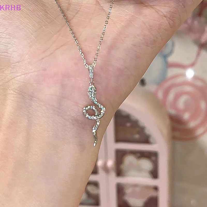 Vòng cổ Mặt Hình Rắn Đính Đá Thời Trang Dành Cho Nữ Mới