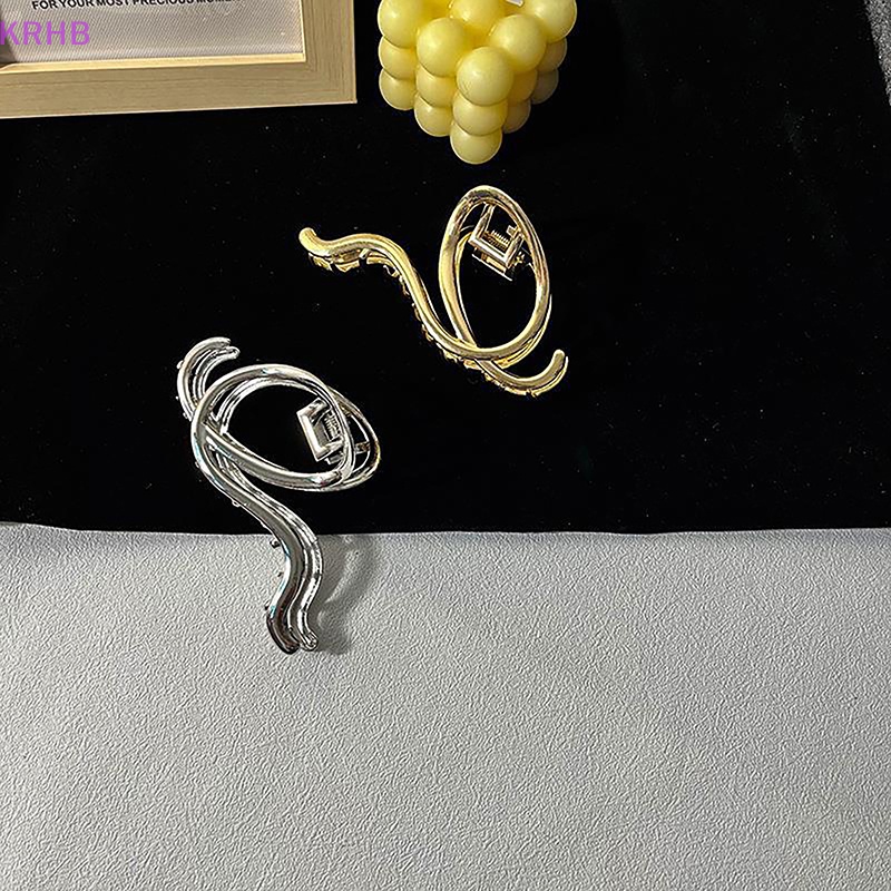 Kẹp Tóc Kim Loại Kiểu Dáng Hình Học Thời Trang 2023 Mới