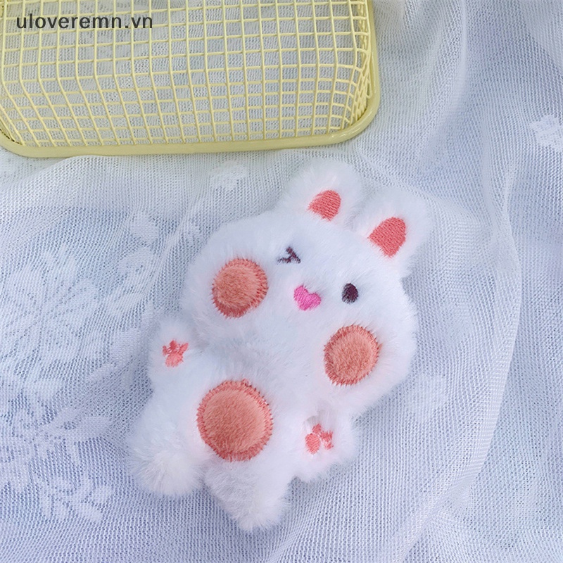 1 Móc Khóa Thỏ Nhồi Bông Dễ Thương